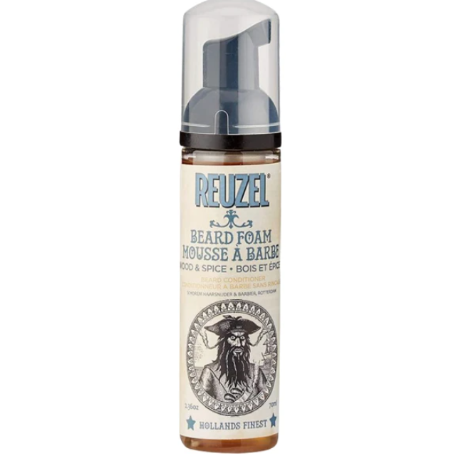 REUZEL 免沖保濕養護鬍鬚泡沫-清新木質調(70ml)