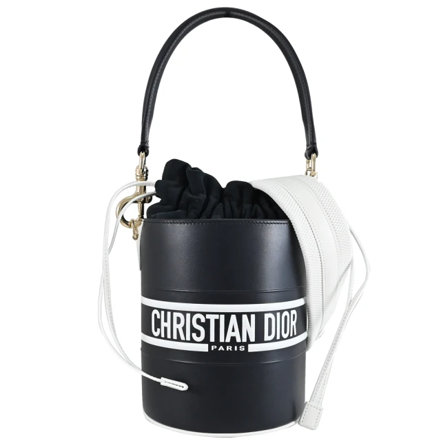 Dior 迪奧 Vibe 經典品牌LOGO手提斜背束口水桶包兩用包