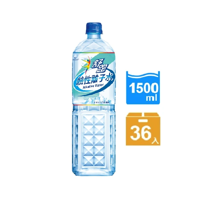 舒跑 鹼性離子水 1500mlx36入