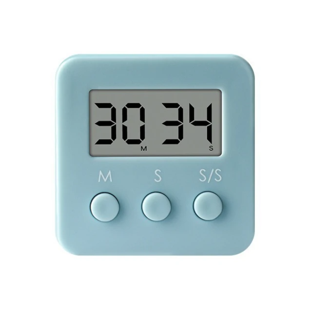 ins馬卡龍小巧便攜計時器-天空藍