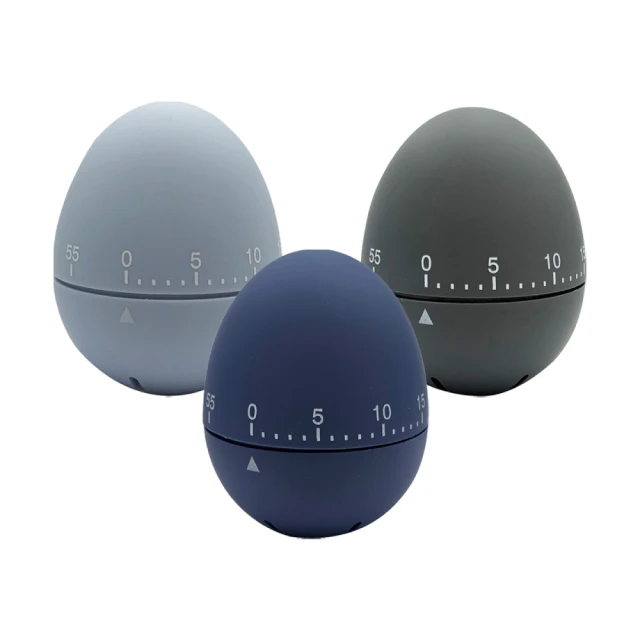 蛋形計時器-淺藍/深藍/灰 (3色任選)