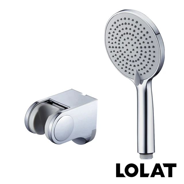 LOLAT 羅力 三段式蓮蓬頭+可調整掛座