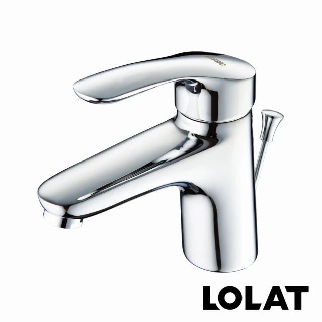 LOLAT 羅力 簡約臉盆水龍頭 (拉桿式)