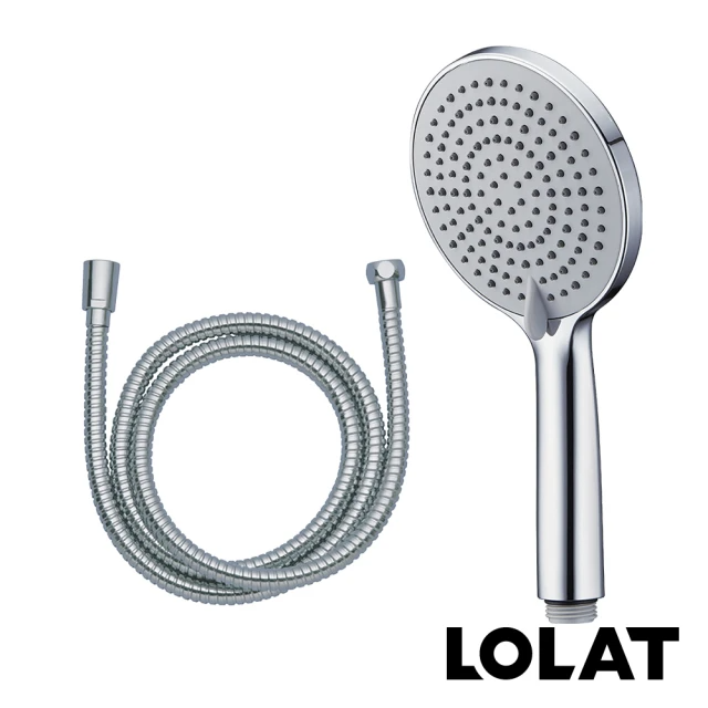 LOLAT 羅力 三段式蓮蓬頭+1.5m軟管組