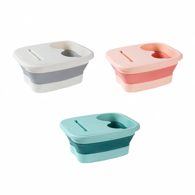 15L可折疊泡腳桶足浴盆(白色/粉色/藍色) 三色可選