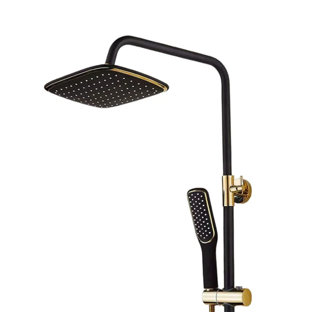 蓮蓬頭掛座 黑色花灑 淋浴蓮蓬頭 浴室花灑 蓮蓬頭支架  5-SHBG4(花灑沐浴柱)