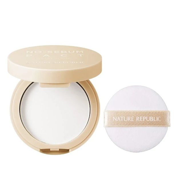 NATURE REPUBLIC 茶樹控油蜜粉餅 二入組(極致控油/自然妝感/長效定妝)