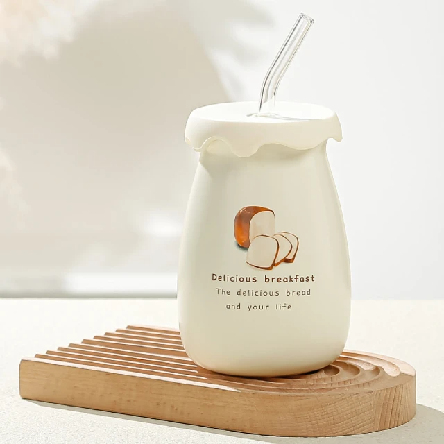 韓系可愛奶油吐司陶瓷杯