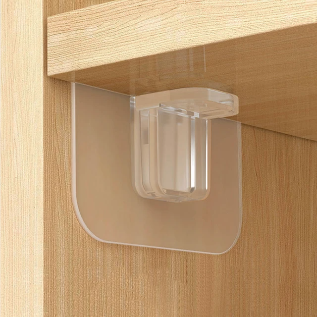 E.dot 18入組 隔板托架L型支撐架(固定貼)