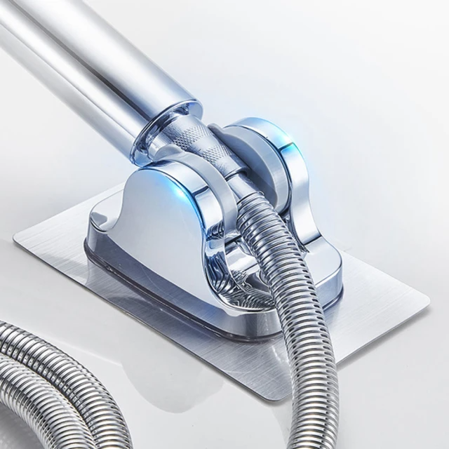 無痕免打孔花灑架 可調節蓮蓬頭支架