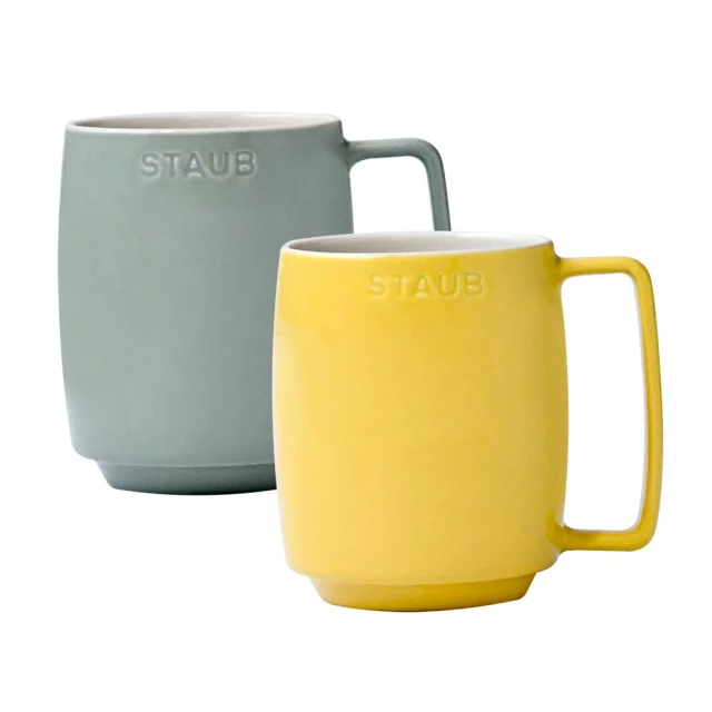 Staub 陶瓷馬克杯475ml-檸檬黃/莫蘭迪綠   2色任選