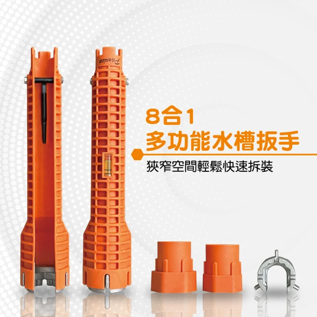 Panrico 百利世 8合1多功能水管扳手