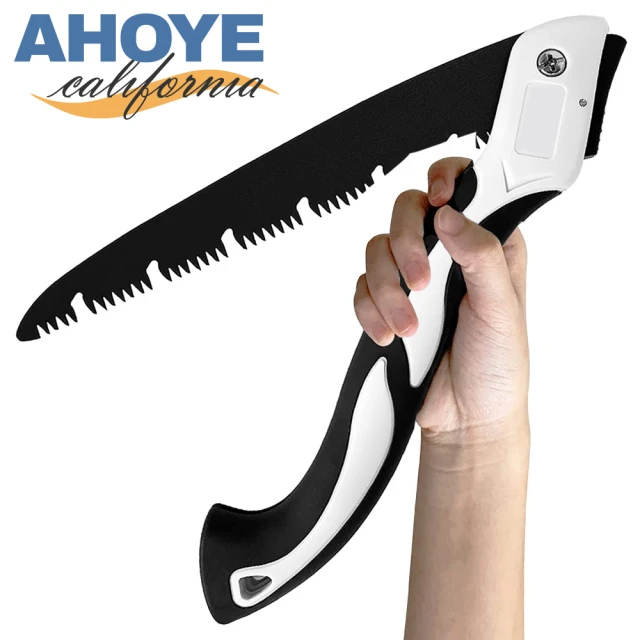 AHOYE SK5合金鋼摺疊手工鋸子 鋸片21cm