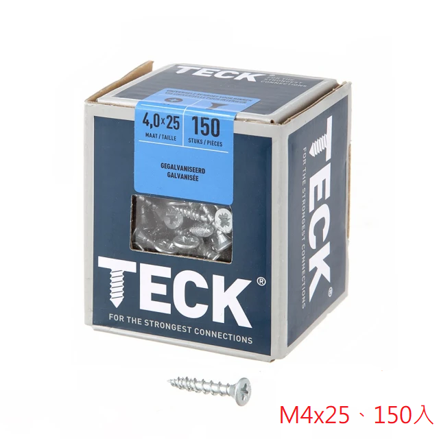 米字木螺絲 (M4x25、150入)