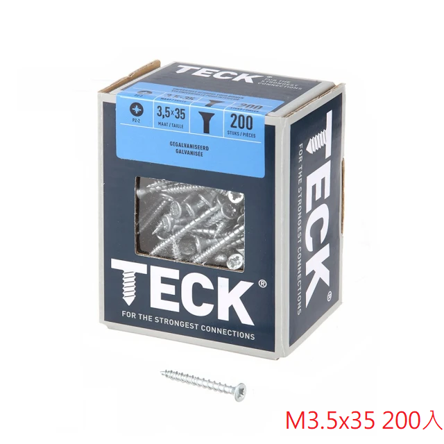 米字木螺絲 (M3.5x35 200入)