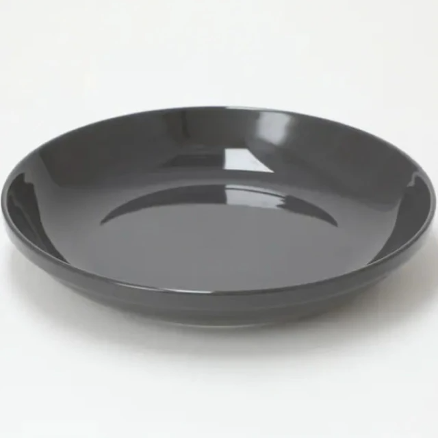 NITORI 可堆疊深盤-深灰色（DAY VALUE DGY）23CM