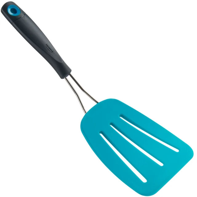 TRUDEAU 不沾濾油鍋鏟-藍35.5cm