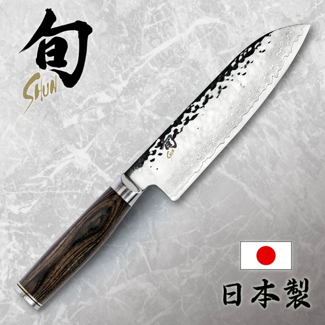 旬 Shun 日本製大馬士革鋼高級三德鋼刀 主廚刀 TDM-0702 (18cm)