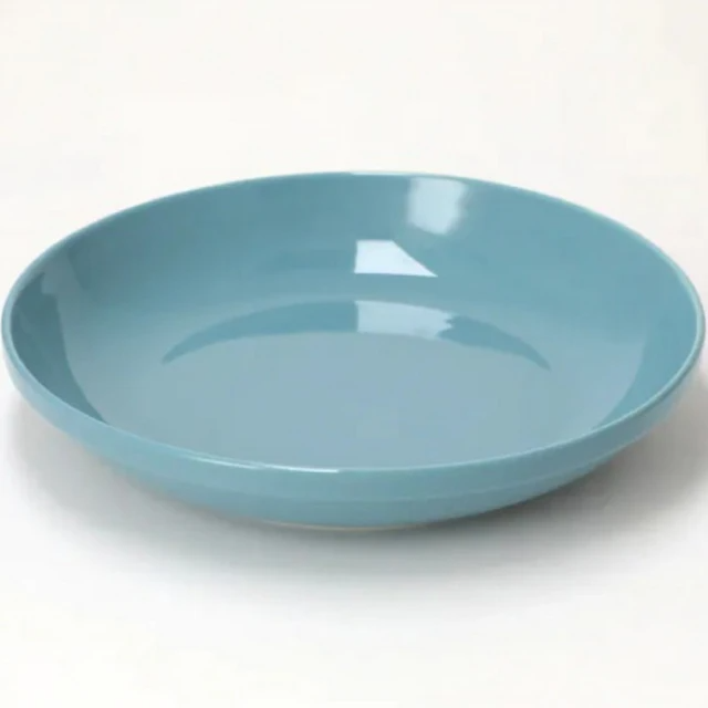 NITORI 可堆疊深盤-藍色（DAY VALUE MTBL）23CM