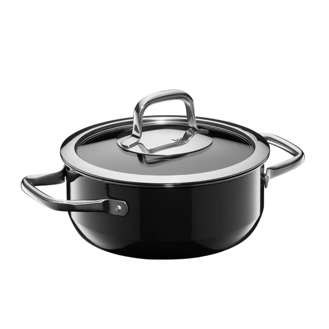 WMF-Fusiontec Compact 低身湯鍋 18cm 1.8L(黑色)