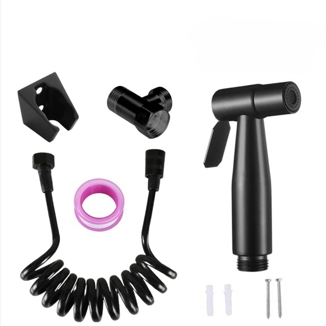 304不鏽鋼馬桶噴槍（黑色套裝）