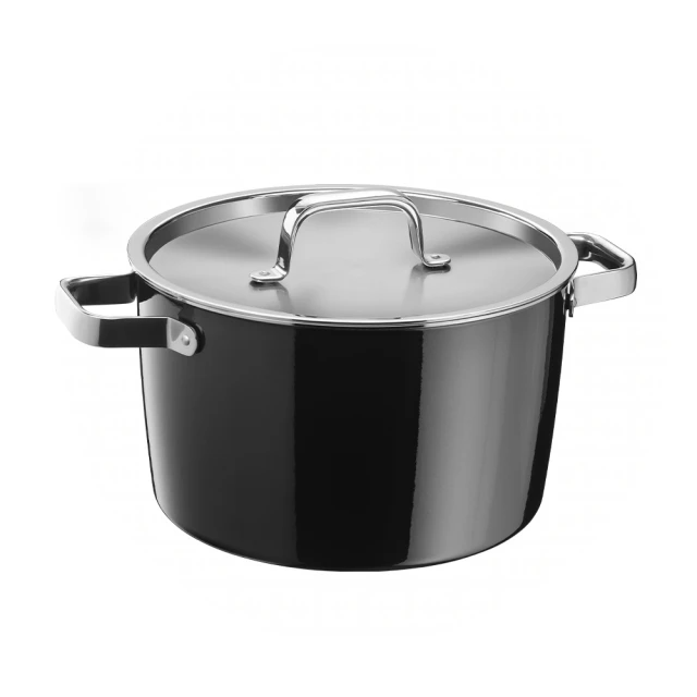 WMF-Fusiontec Aromatic 高身湯鍋 24cm 6.2L(黑色)