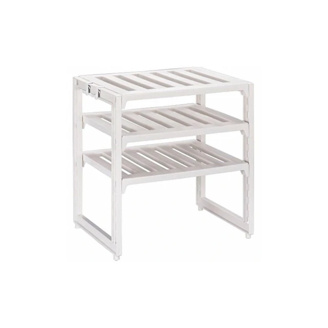 日本製下水槽三層收納架-深度30cm