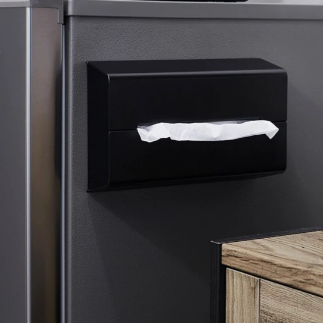 ABS壁掛/桌上兩用面紙架