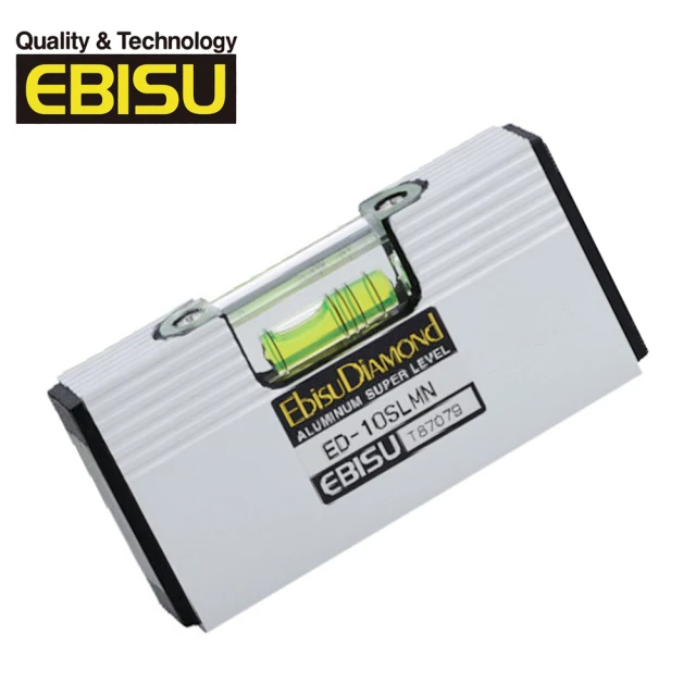 EBISU 排水流向水平尺 -有磁-100mm (ED-10SLMN)
