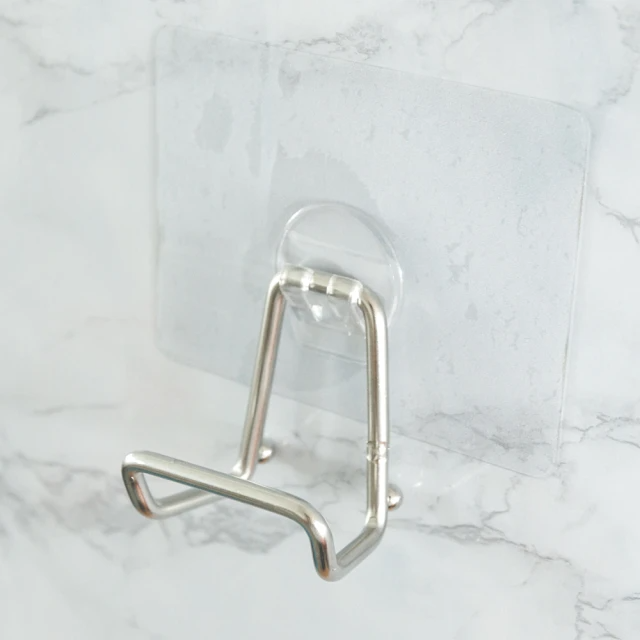 第二代霧面無痕貼-304不鏽鋼料理砧板架-2入組