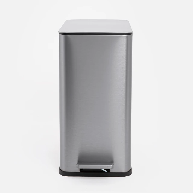 傑恩緩降不鏽鋼垃圾桶-10L