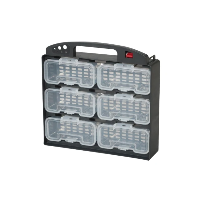 JEJ 6格可拆組合式分類手提零件箱