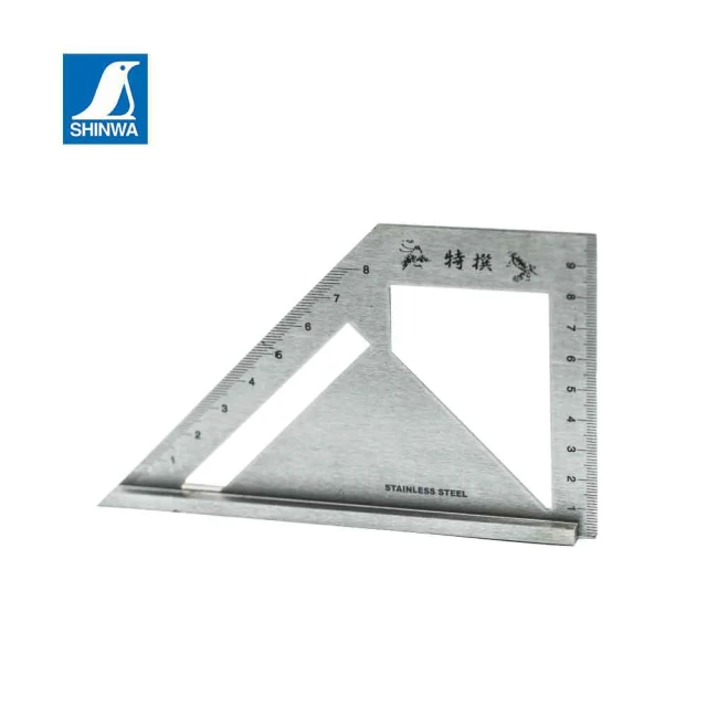 SHINWA 鶴龜 梯尺止型定規尺 (62081)