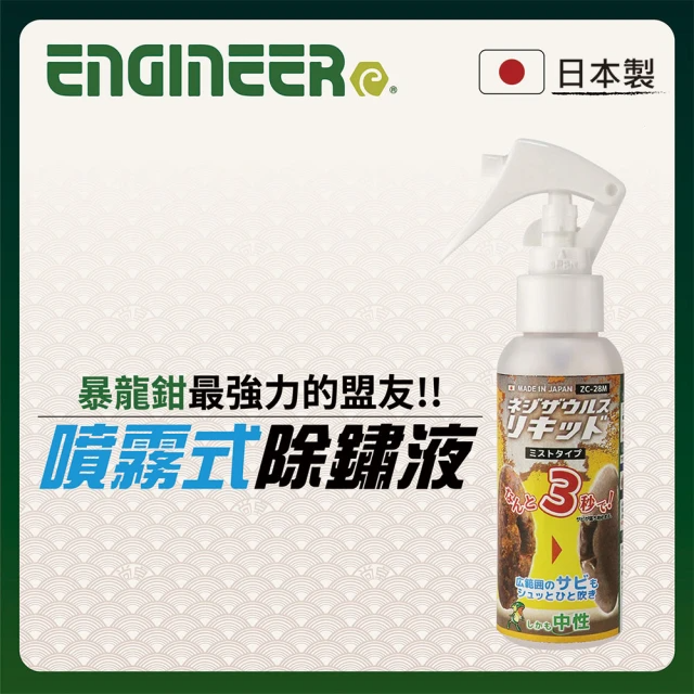 ENGINEER 日本工程師牌 噴霧式除鏽液 100ml (ZC-28M)