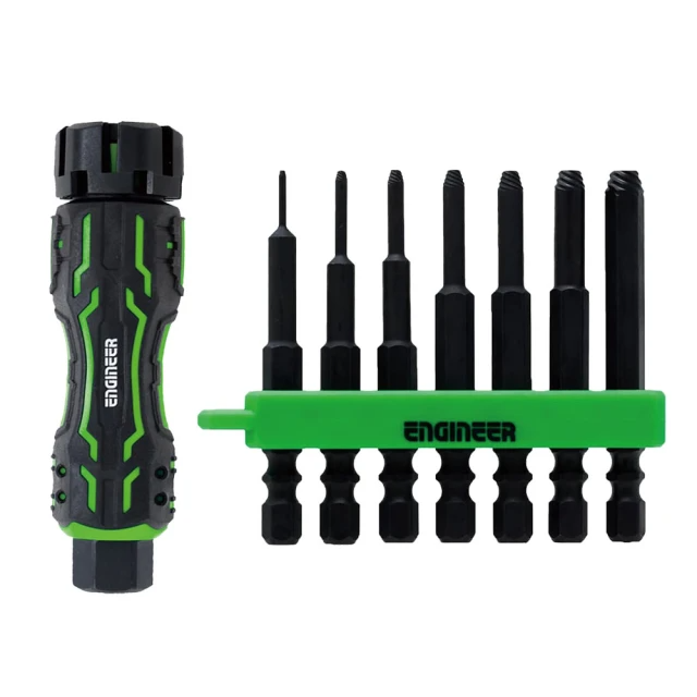 ENGINEER 日本工程師牌 崩牙六角沉頭螺絲7支組 (DZ-84)