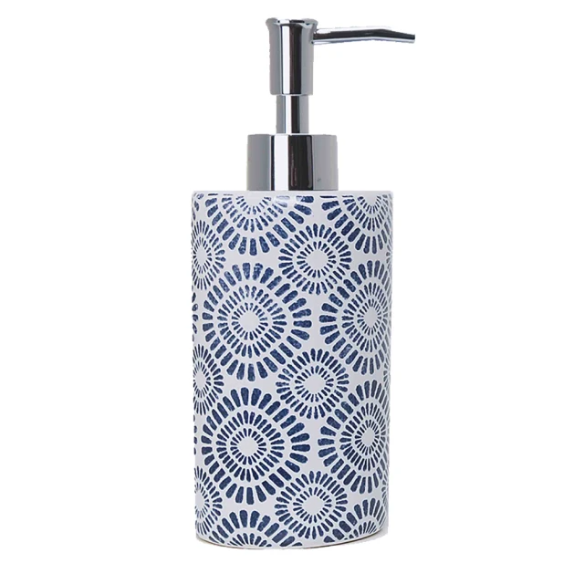 舒蕾馬Sorema 地中海磁磚風INDIGO洗手乳罐