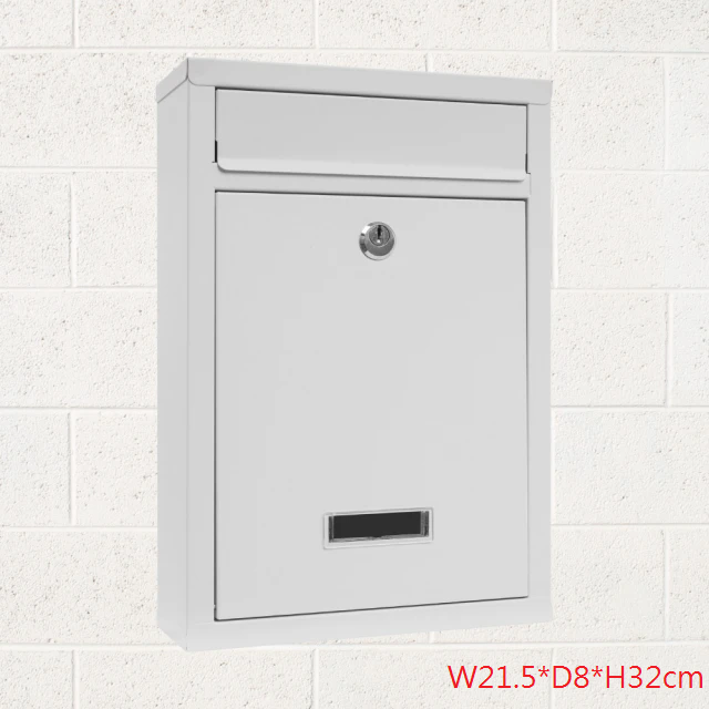 日式中野信箱-亞光白