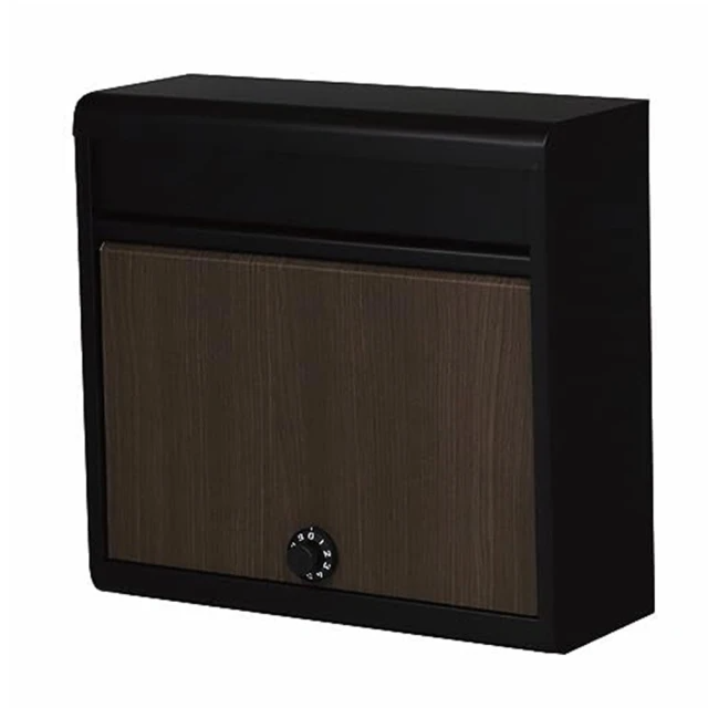 GREEN LIFE 密碼式-木紋烤漆金屬信箱