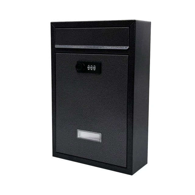 固得家俬 簡約歐式-密碼信箱 (鐵灰)