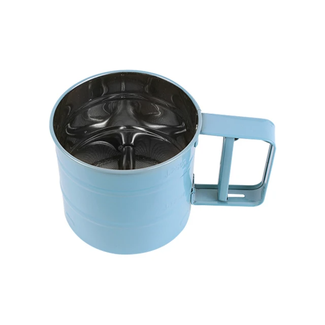 Luigi Ferrero Norsk手壓式麵粉篩 天空藍250g / 過篩器