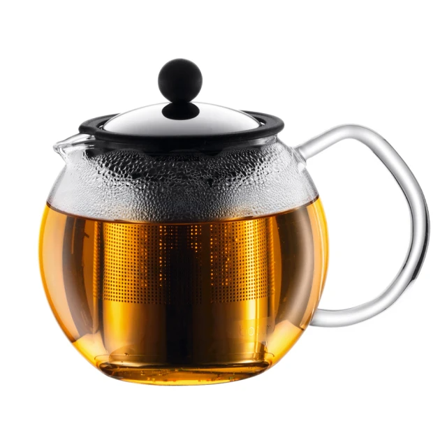 Bodum ASSAM濾壓式茶壺500cc-不鏽鋼亮面