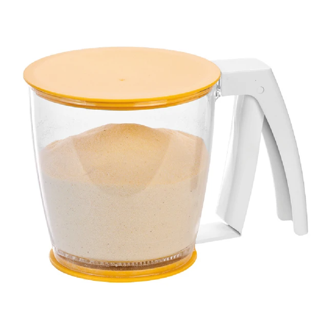 TESCOMA Delicia附蓋手壓式麵粉篩 630ml / 過篩器