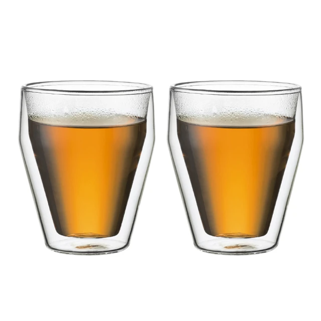 Bodum TITLIS  250cc雙層玻璃杯x兩件組