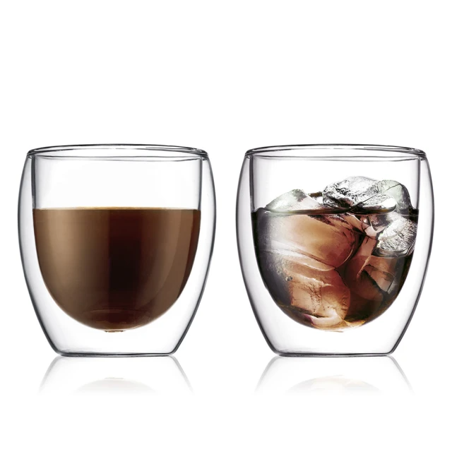 Bodum PAVINA  250cc雙層玻璃杯x兩件組