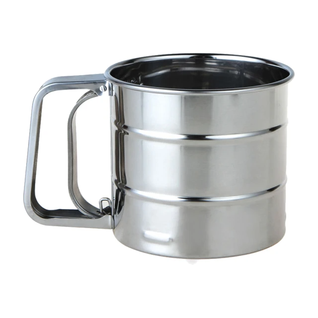 不鏽鋼杯式麵粉篩