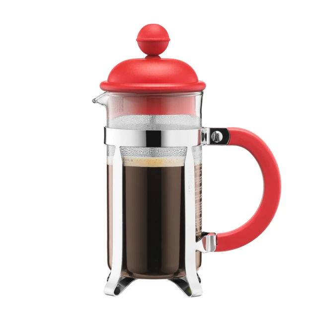 Bodum CAFFETTIERA 紅色法式濾壓壺350cc