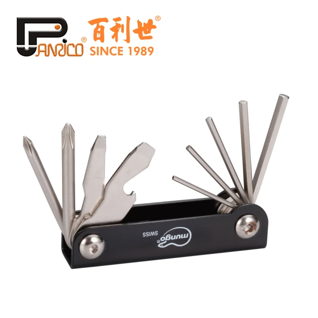 Panrico 百利世 14合1多功能折疊式六角扳手組 (FM870114)