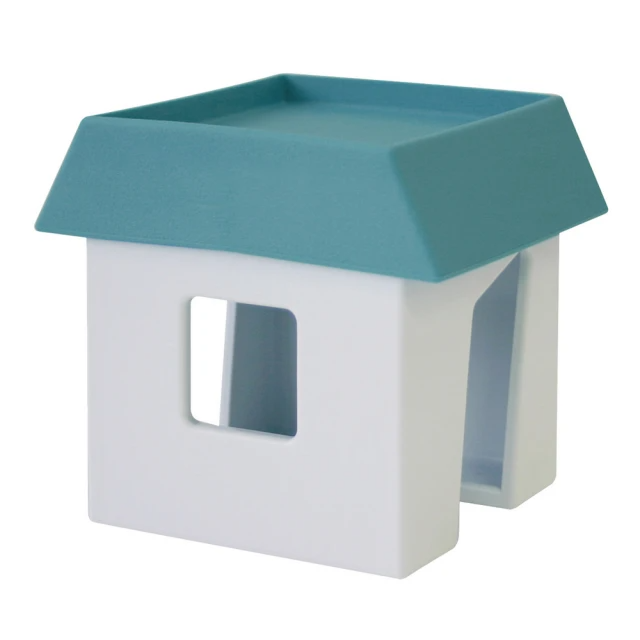 小屋鍋蓋鏟匙架 湖藍 / 湯勺架 鍋鏟架 廚具收納