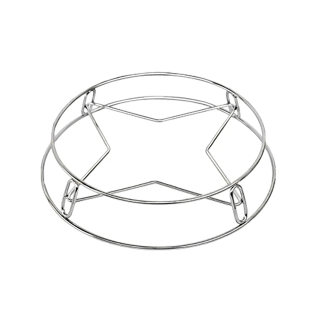 捷華 雙層不鏽鋼隔熱鍋架 隔熱防燙鍋架 蒸盤架