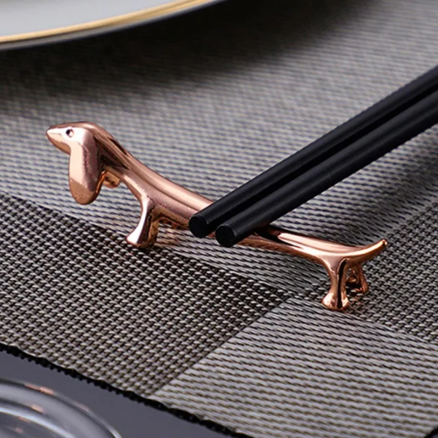 臘腸狗造型筷子架